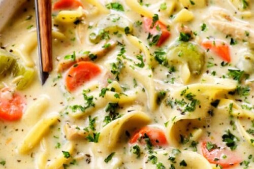 Creamy Chicken Noodle Soup