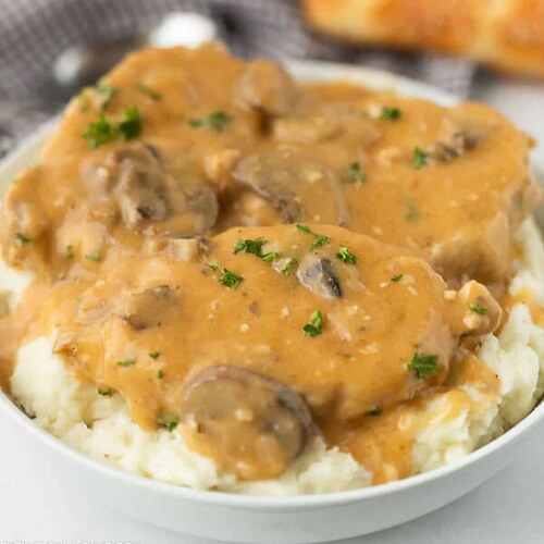Crock pot Smothered Pork Chops